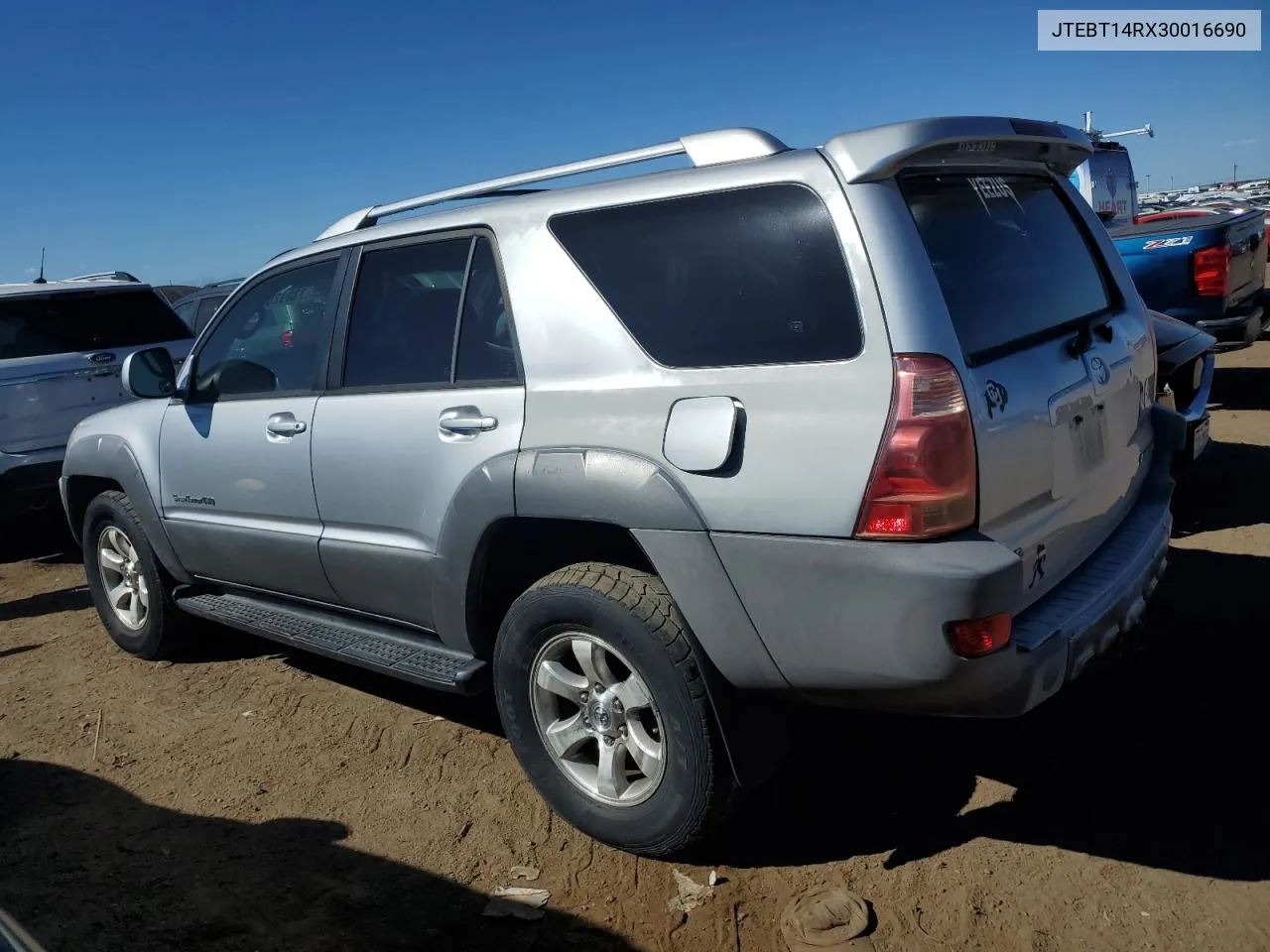 2003 Toyota 4Runner Sr5 VIN: JTEBT14RX30016690 Lot: 73092654