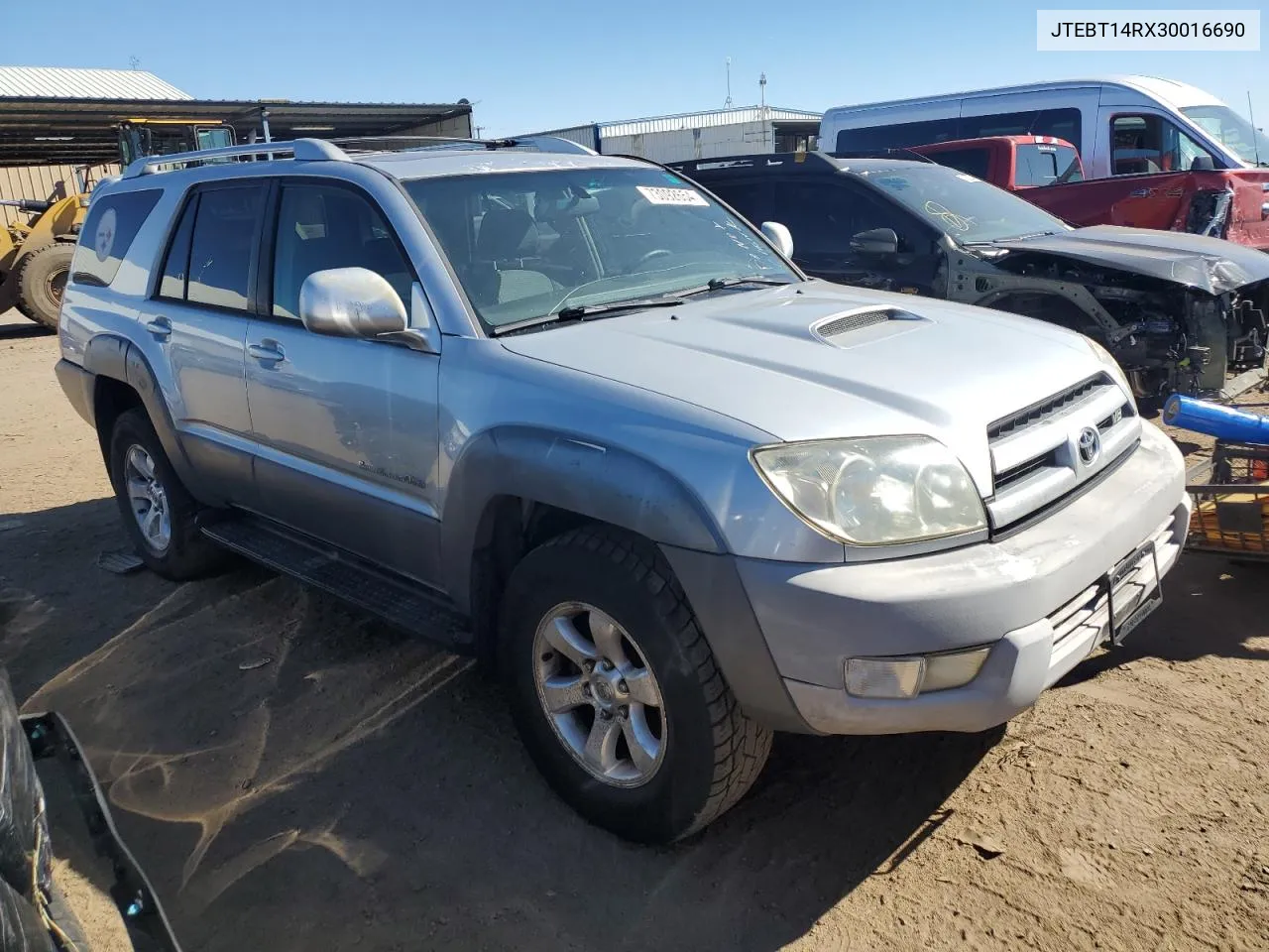 2003 Toyota 4Runner Sr5 VIN: JTEBT14RX30016690 Lot: 73092654