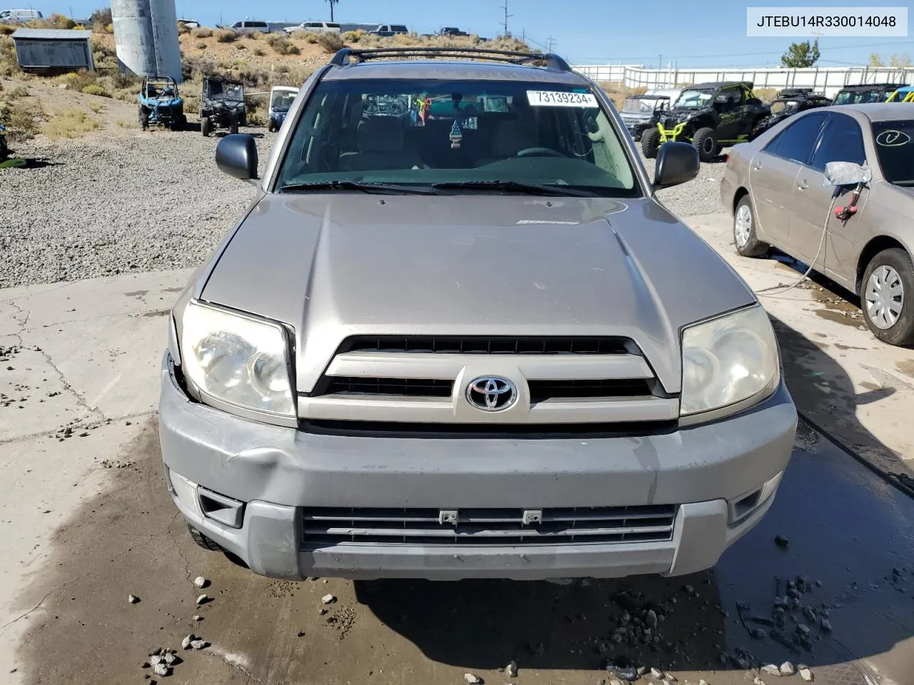 2003 Toyota 4Runner Sr5 VIN: JTEBU14R330014048 Lot: 73139234