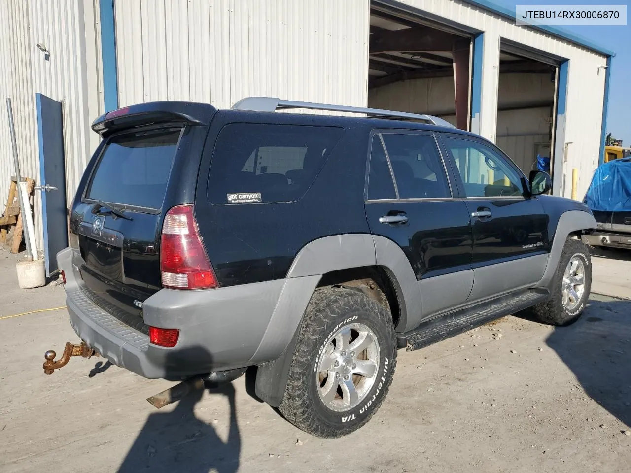 2003 Toyota 4Runner Sr5 VIN: JTEBU14RX30006870 Lot: 73195344