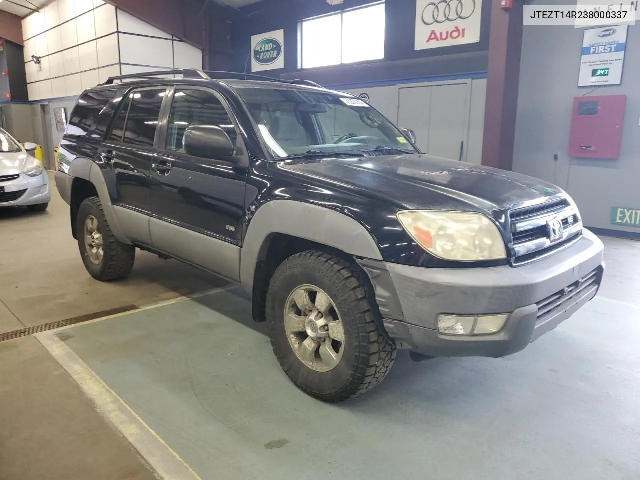 2003 Toyota 4Runner Sr5 VIN: JTEZT14R238000337 Lot: 73273054