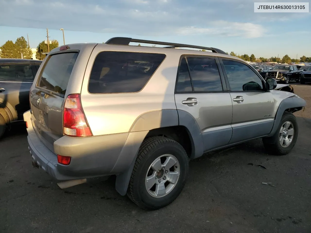 2003 Toyota 4Runner Sr5 VIN: JTEBU14R630013105 Lot: 73737604