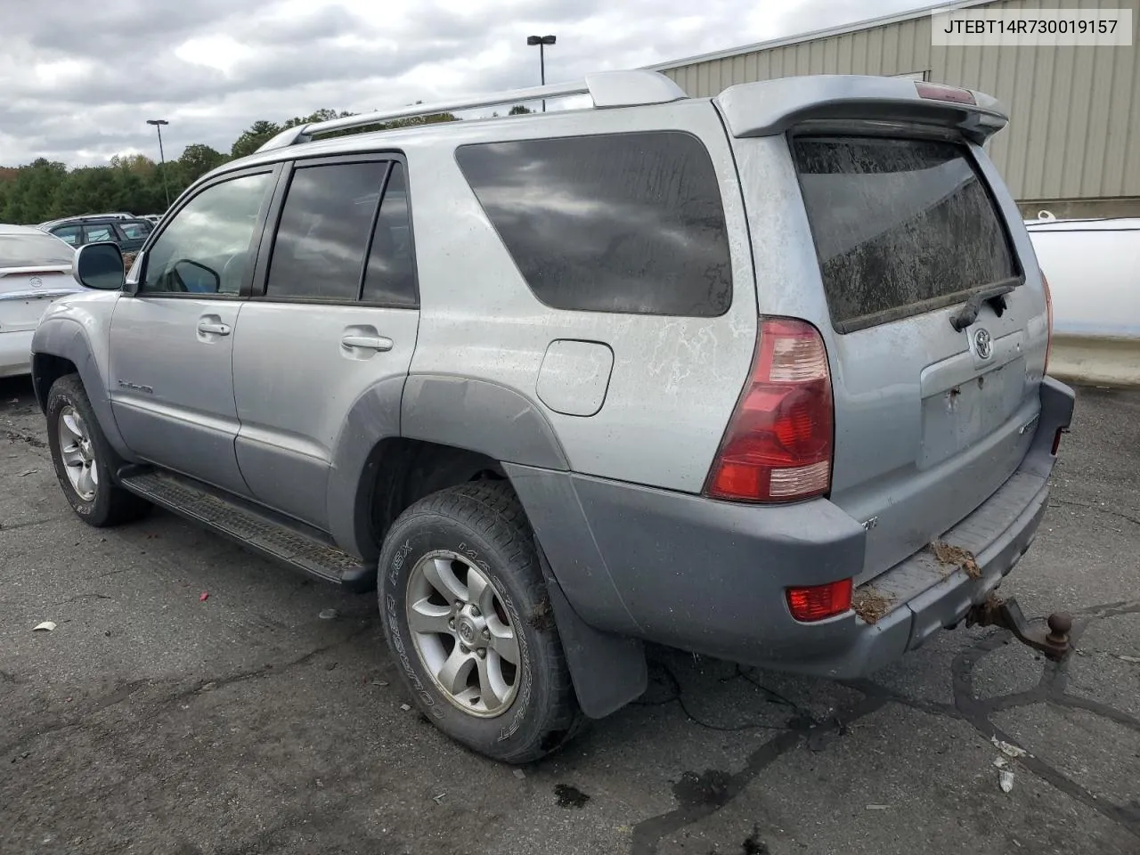 2003 Toyota 4Runner Sr5 VIN: JTEBT14R730019157 Lot: 73823924