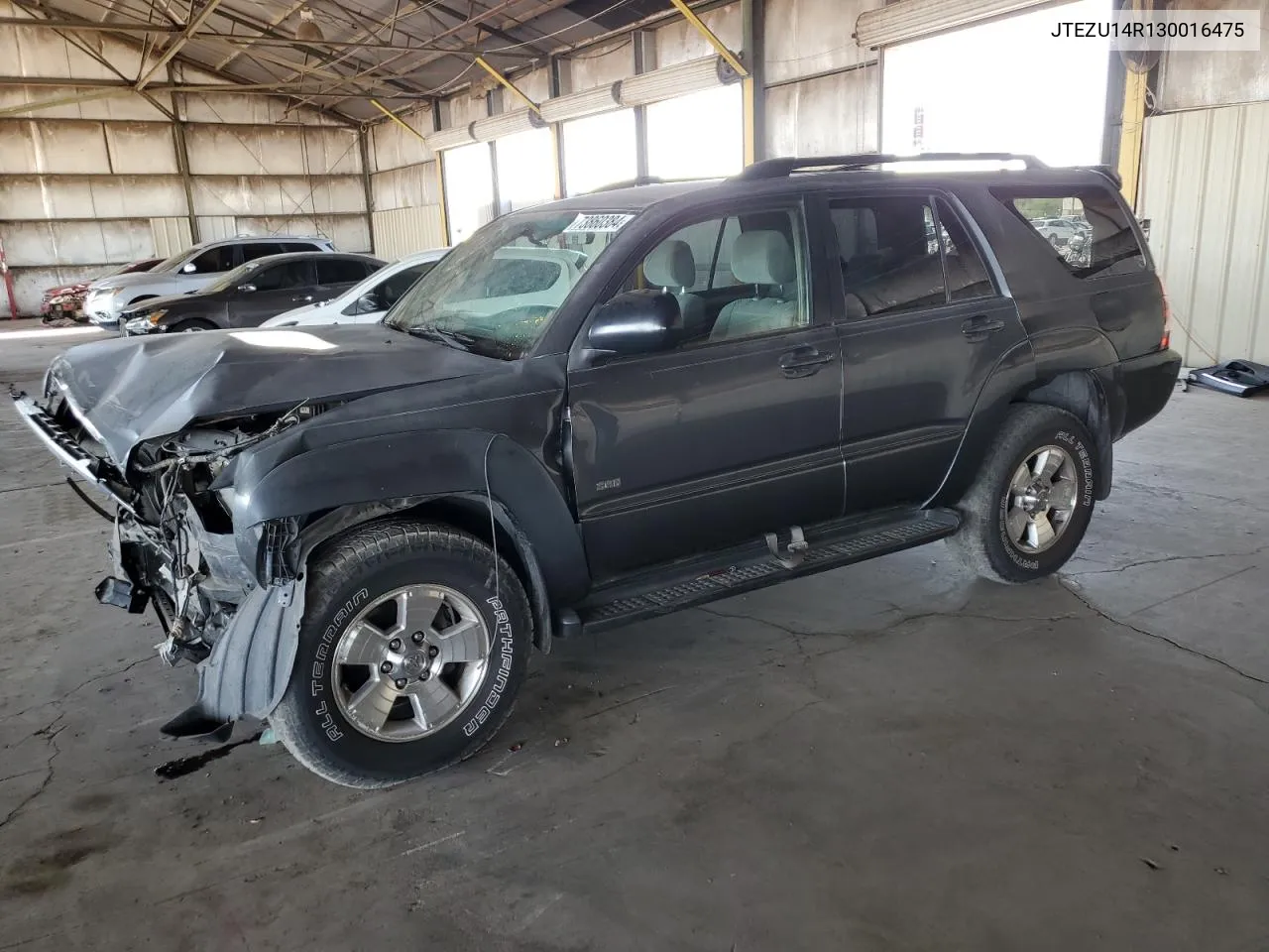 2003 Toyota 4Runner Sr5 VIN: JTEZU14R130016475 Lot: 73860384