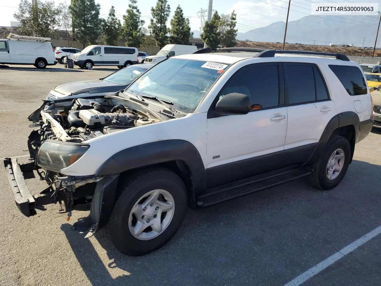 2003 Toyota 4Runner Sr5 VIN: JTEZT14R530009063 Lot: 74122274