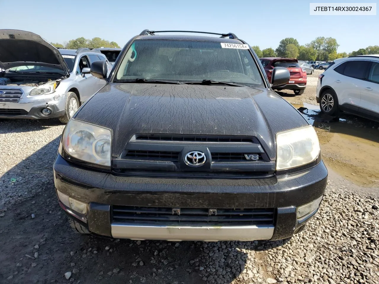 2003 Toyota 4Runner Sr5 VIN: JTEBT14RX30024367 Lot: 74256154