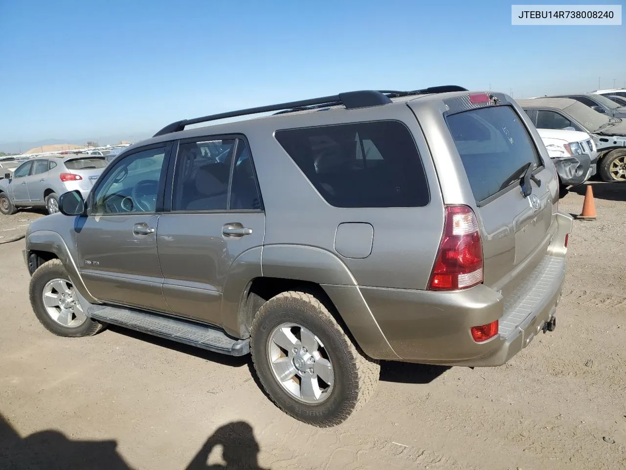 2003 Toyota 4Runner Sr5 VIN: JTEBU14R738008240 Lot: 74325784