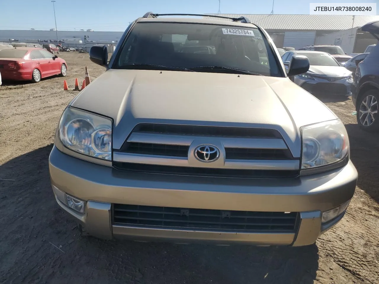 2003 Toyota 4Runner Sr5 VIN: JTEBU14R738008240 Lot: 74325784