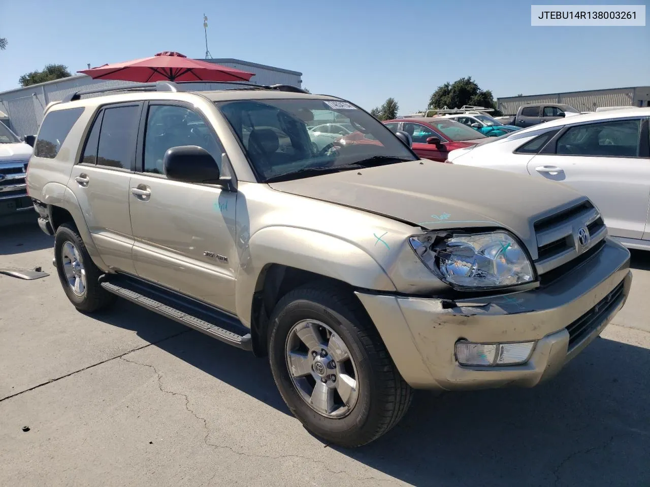 2003 Toyota 4Runner Sr5 VIN: JTEBU14R138003261 Lot: 74634764