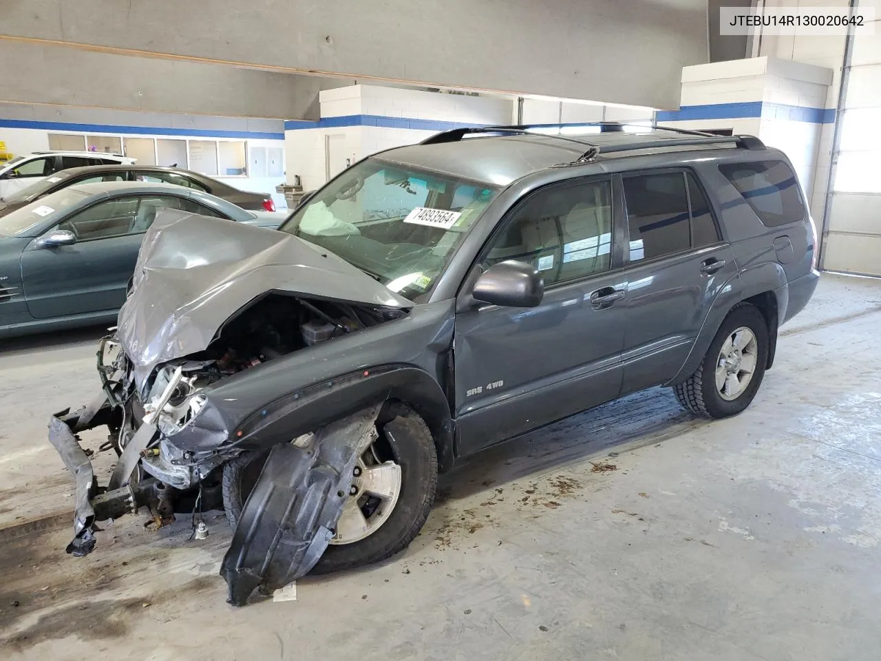 2003 Toyota 4Runner Sr5 VIN: JTEBU14R130020642 Lot: 74893564