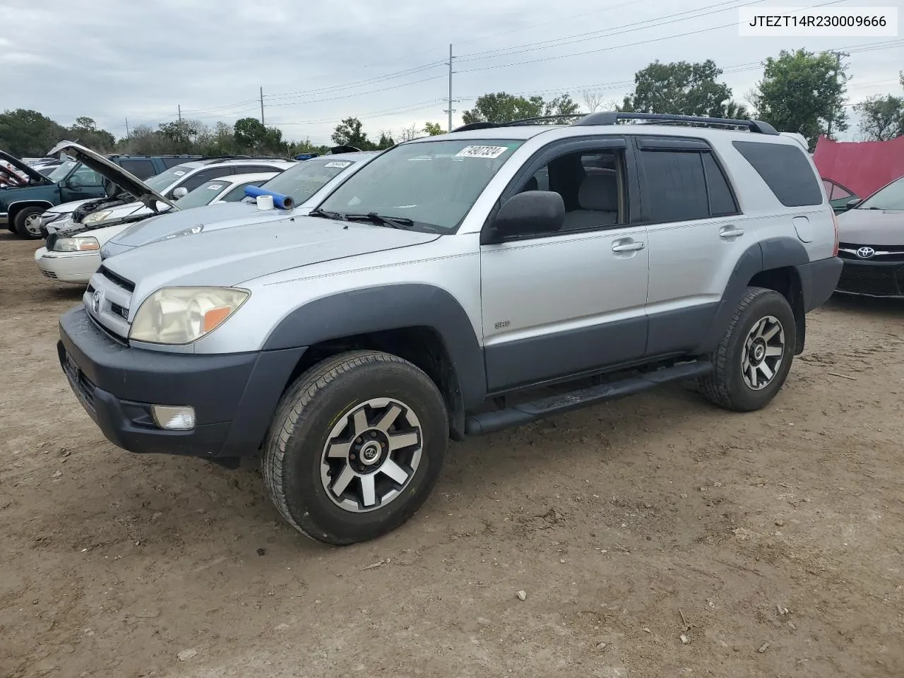 2003 Toyota 4Runner Sr5 VIN: JTEZT14R230009666 Lot: 74907324