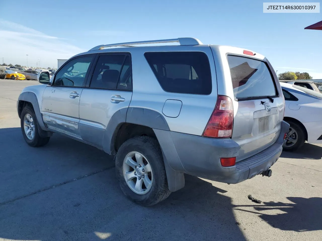 2003 Toyota 4Runner Sr5 VIN: JTEZT14R630010397 Lot: 75567884