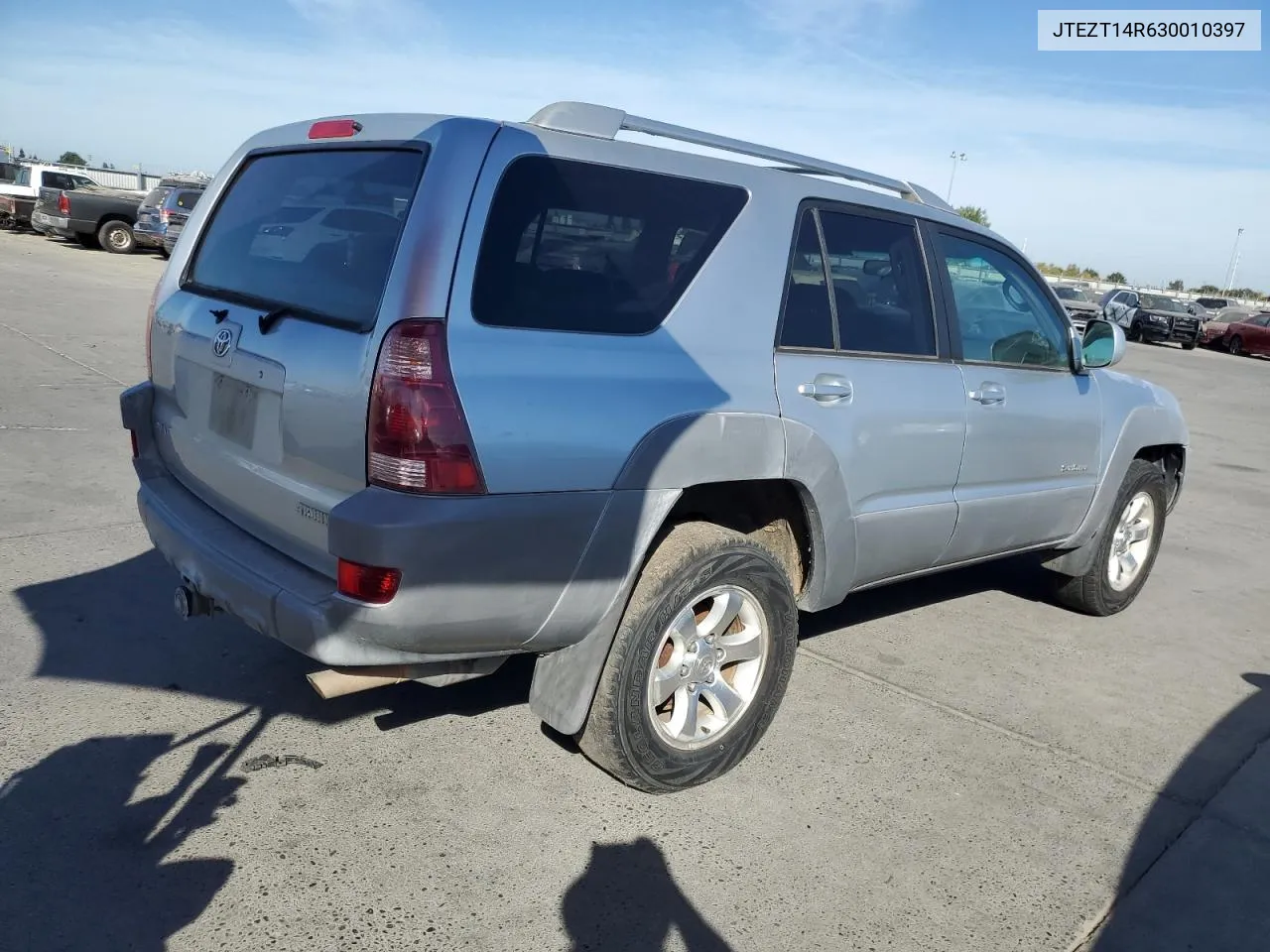 2003 Toyota 4Runner Sr5 VIN: JTEZT14R630010397 Lot: 75567884