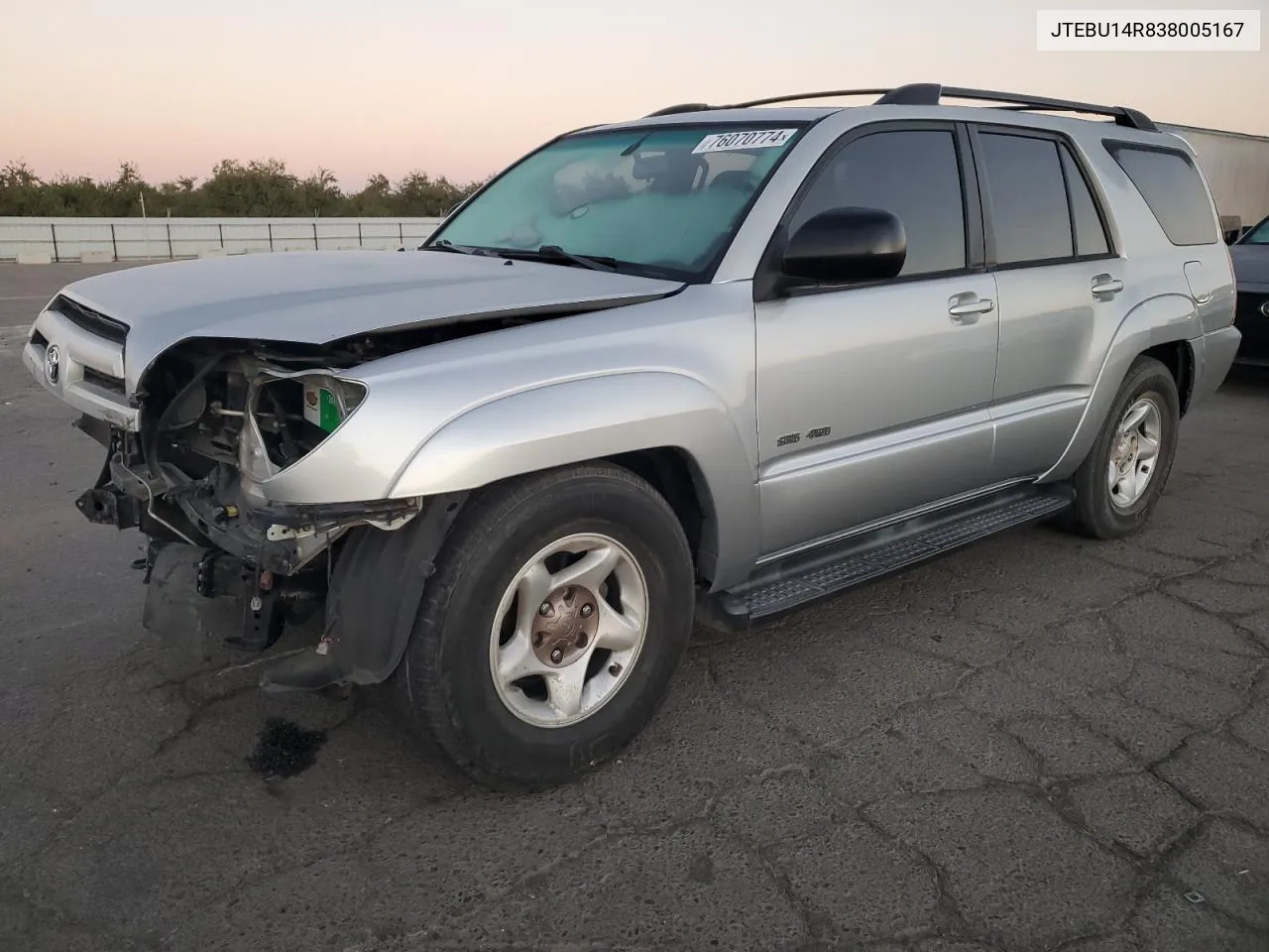 JTEBU14R838005167 2003 Toyota 4Runner Sr5