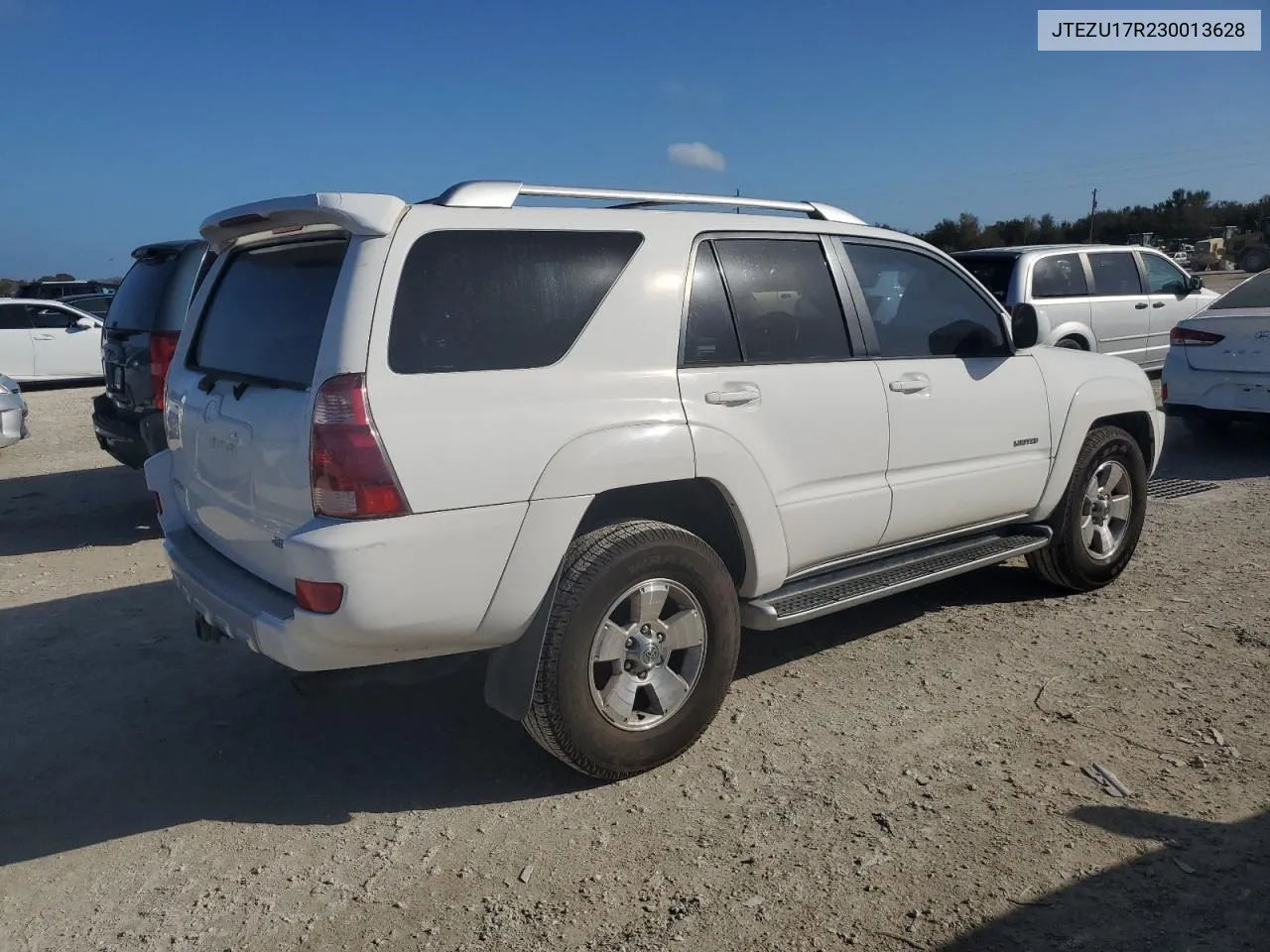 2003 Toyota 4Runner Limited VIN: JTEZU17R230013628 Lot: 78460864