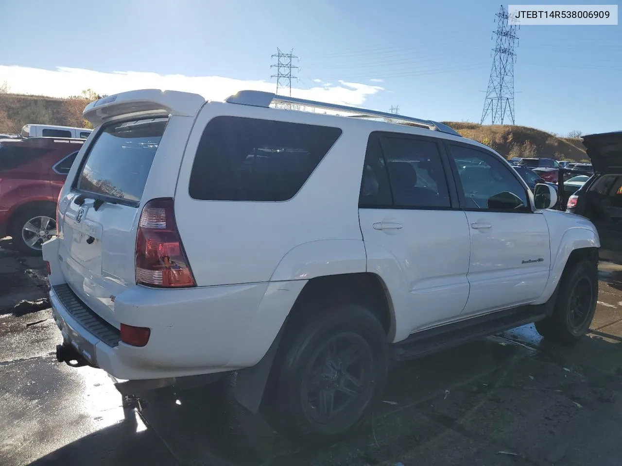 2003 Toyota 4Runner Sr5 VIN: JTEBT14R538006909 Lot: 78936134