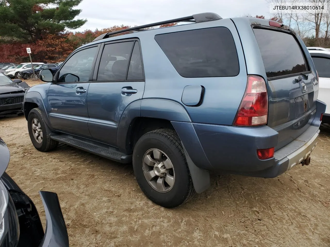 2003 Toyota 4Runner Sr5 VIN: JTEBU14RX38010614 Lot: 78985464