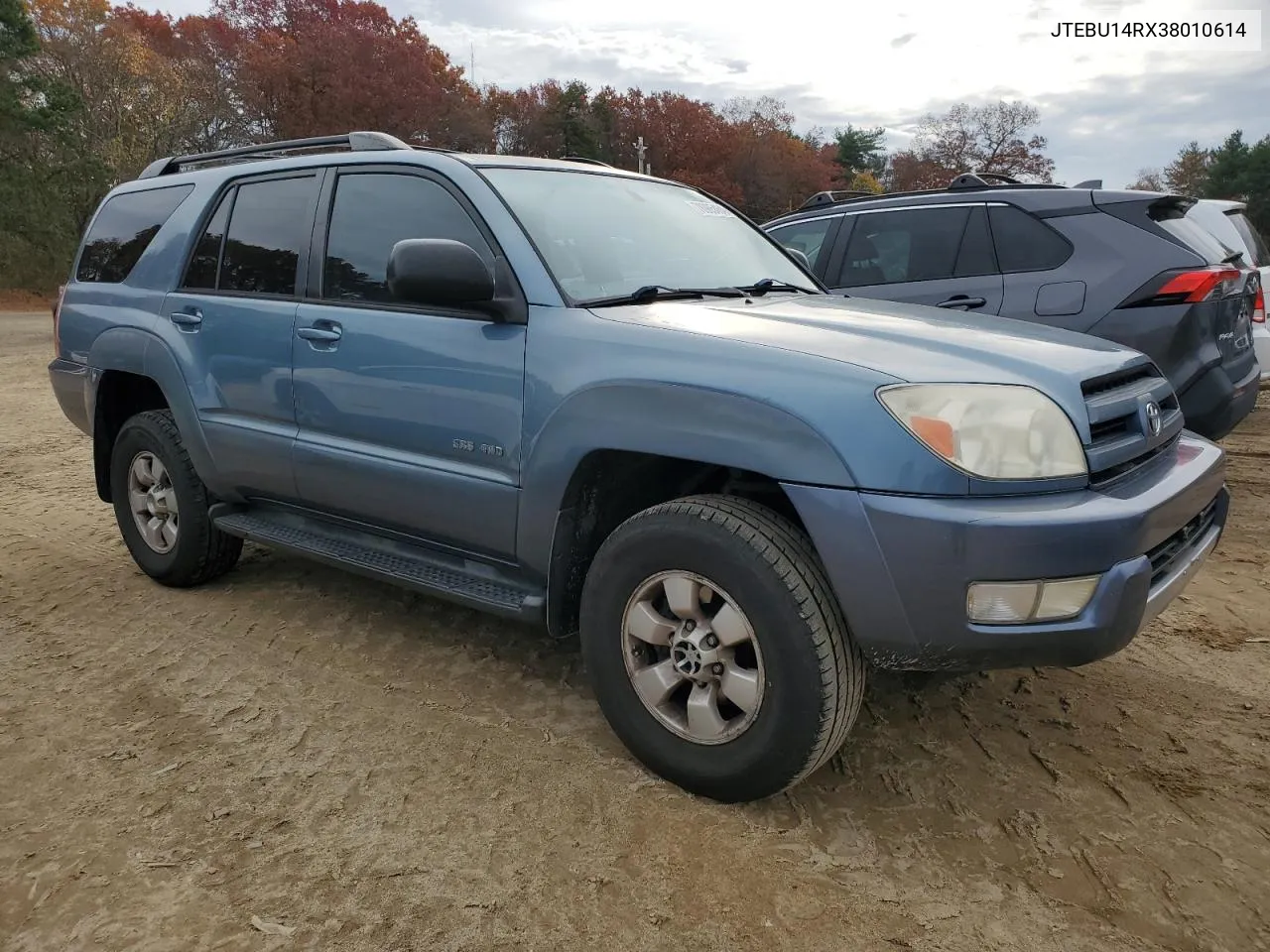 2003 Toyota 4Runner Sr5 VIN: JTEBU14RX38010614 Lot: 78985464