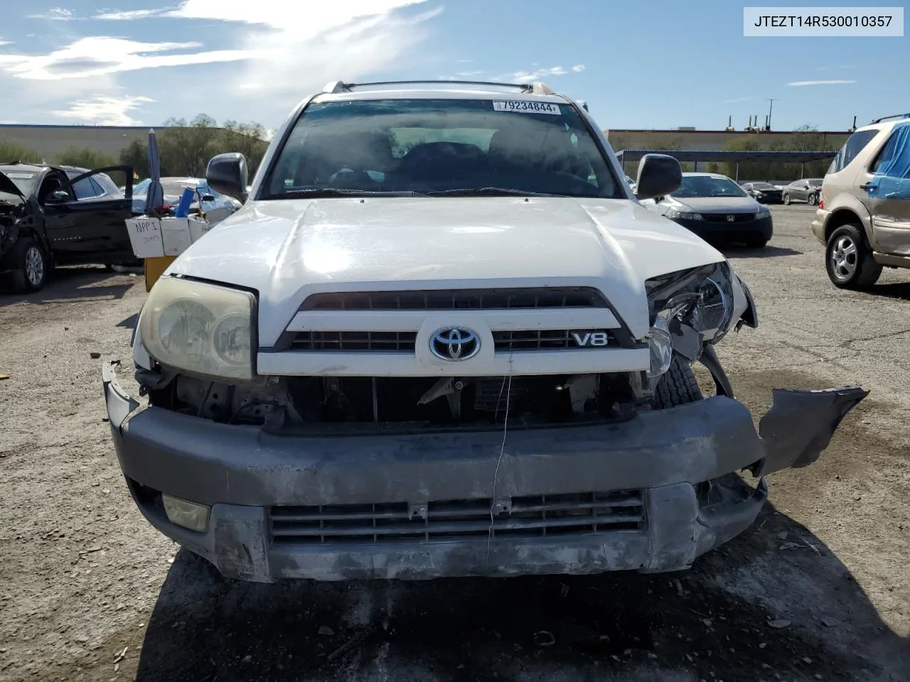 2003 Toyota 4Runner Sr5 VIN: JTEZT14R530010357 Lot: 79234844