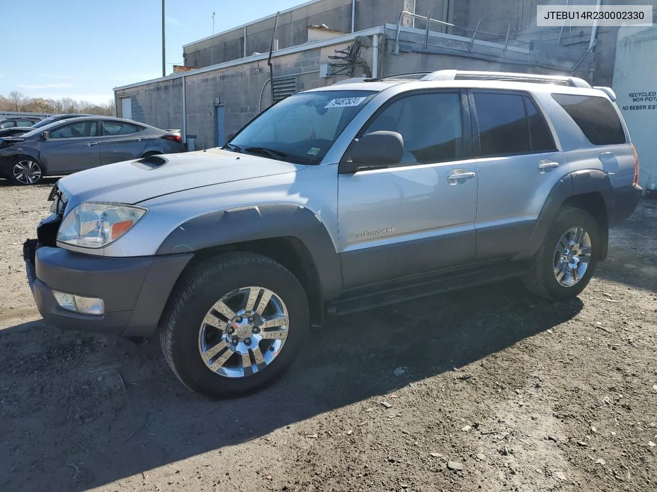 2003 Toyota 4Runner Sr5 VIN: JTEBU14R230002330 Lot: 79487834