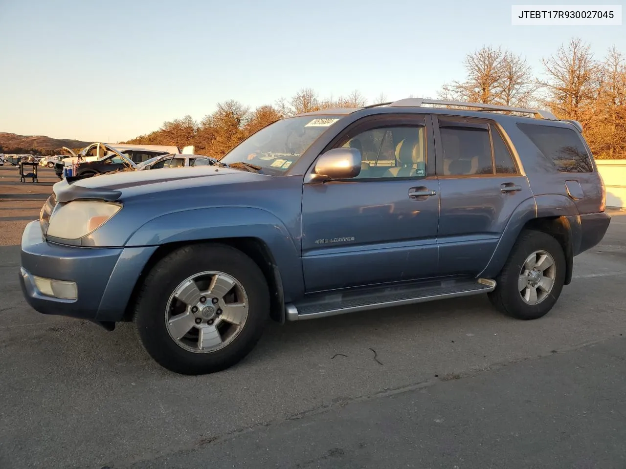 2003 Toyota 4Runner Limited VIN: JTEBT17R930027045 Lot: 79516804