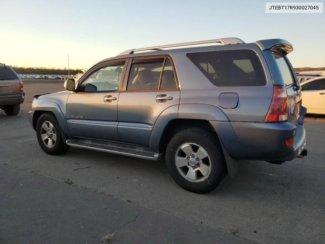 2003 Toyota 4Runner Limited VIN: JTEBT17R930027045 Lot: 79516804