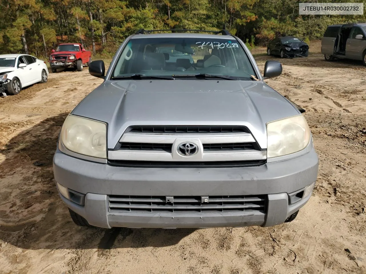 2003 Toyota 4Runner Sr5 VIN: JTEBU14R030002732 Lot: 79708384