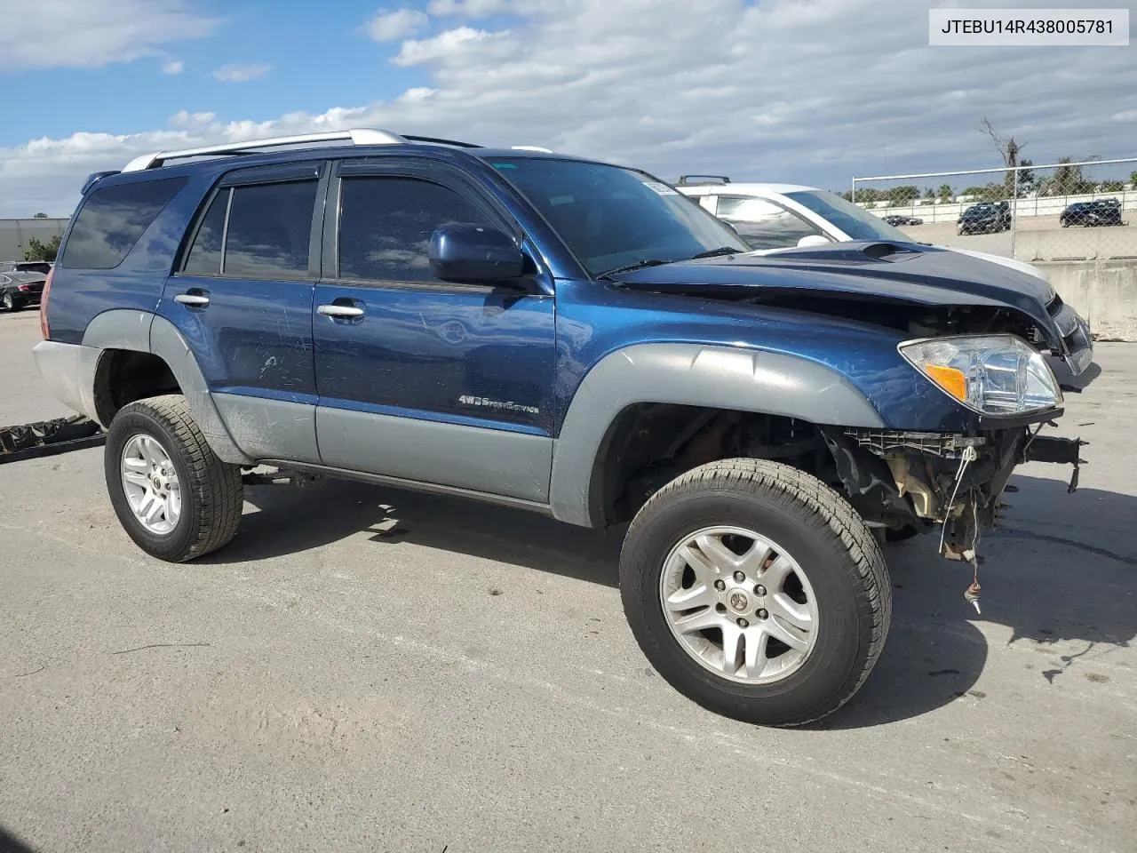 2003 Toyota 4Runner Sr5 VIN: JTEBU14R438005781 Lot: 80872974