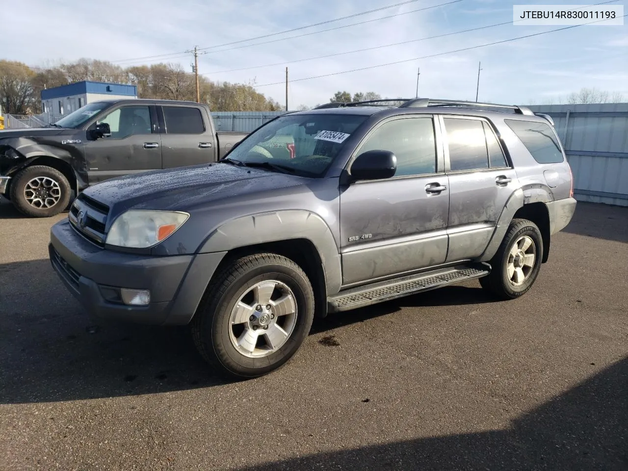 JTEBU14R830011193 2003 Toyota 4Runner Sr5