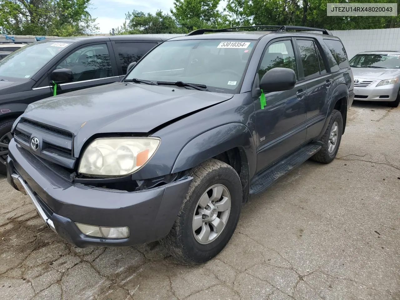 2004 Toyota 4Runner Sr5 VIN: JTEZU14RX48020043 Lot: 53010354