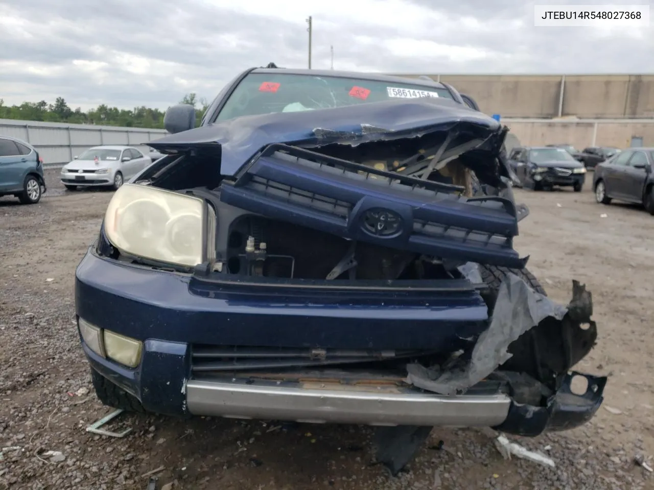 2004 Toyota 4Runner Sr5 VIN: JTEBU14R548027368 Lot: 58614154