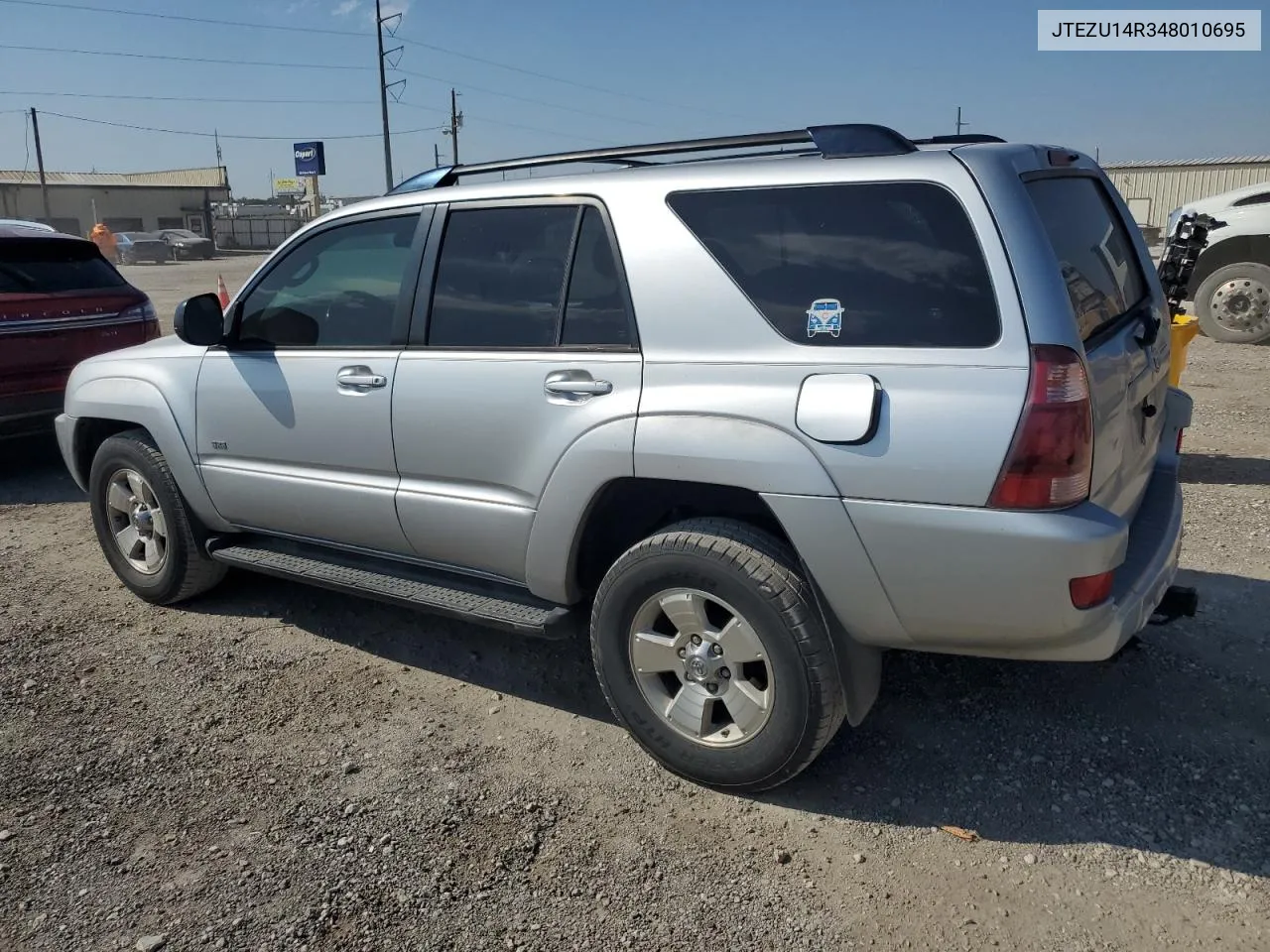 2004 Toyota 4Runner Sr5 VIN: JTEZU14R348010695 Lot: 60149634