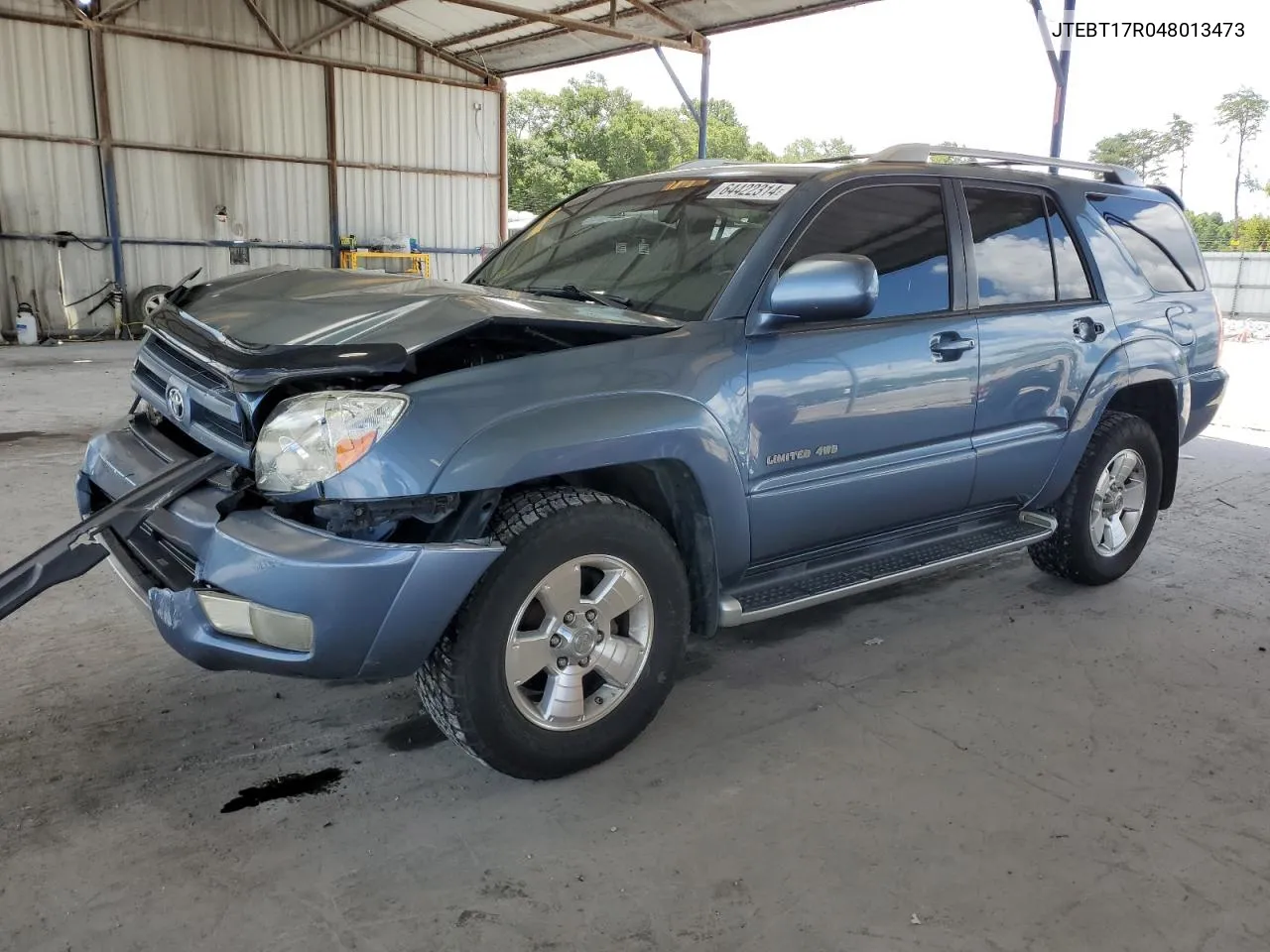 2004 Toyota 4Runner Limited VIN: JTEBT17R048013473 Lot: 64422314