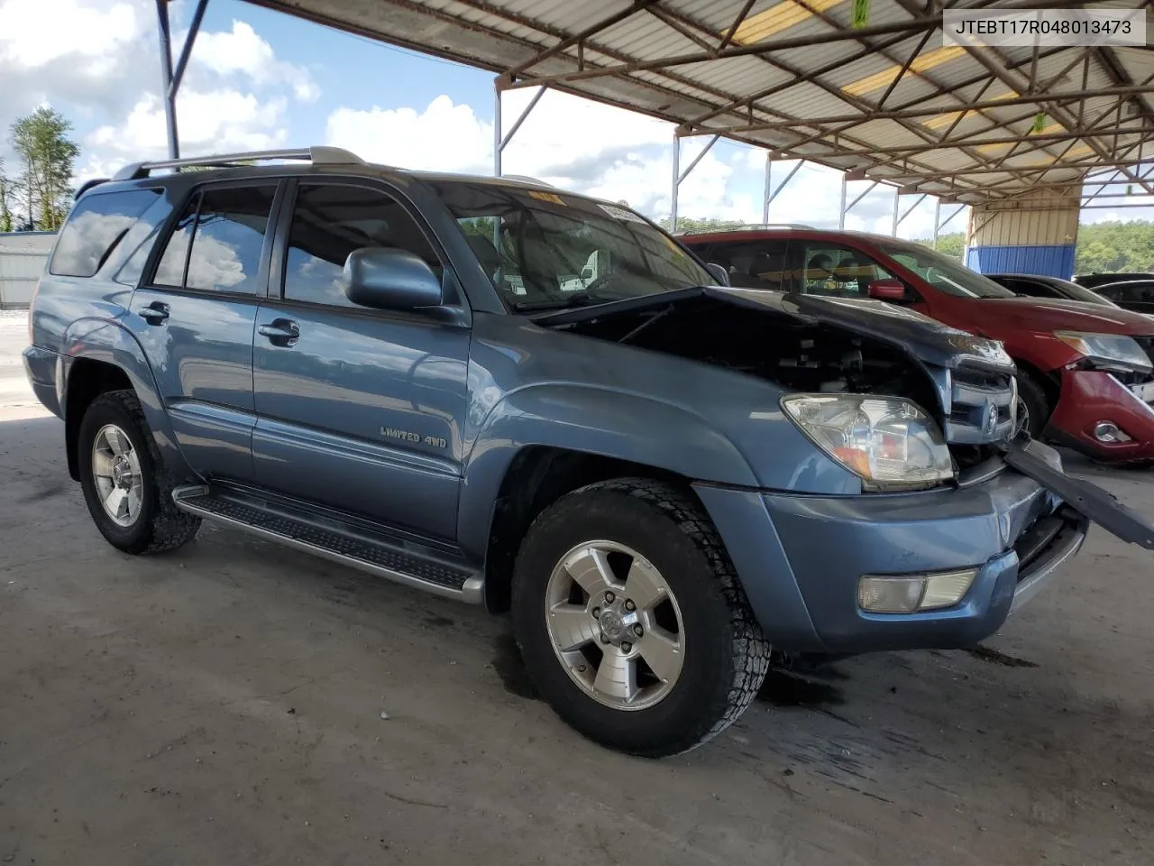 2004 Toyota 4Runner Limited VIN: JTEBT17R048013473 Lot: 64422314