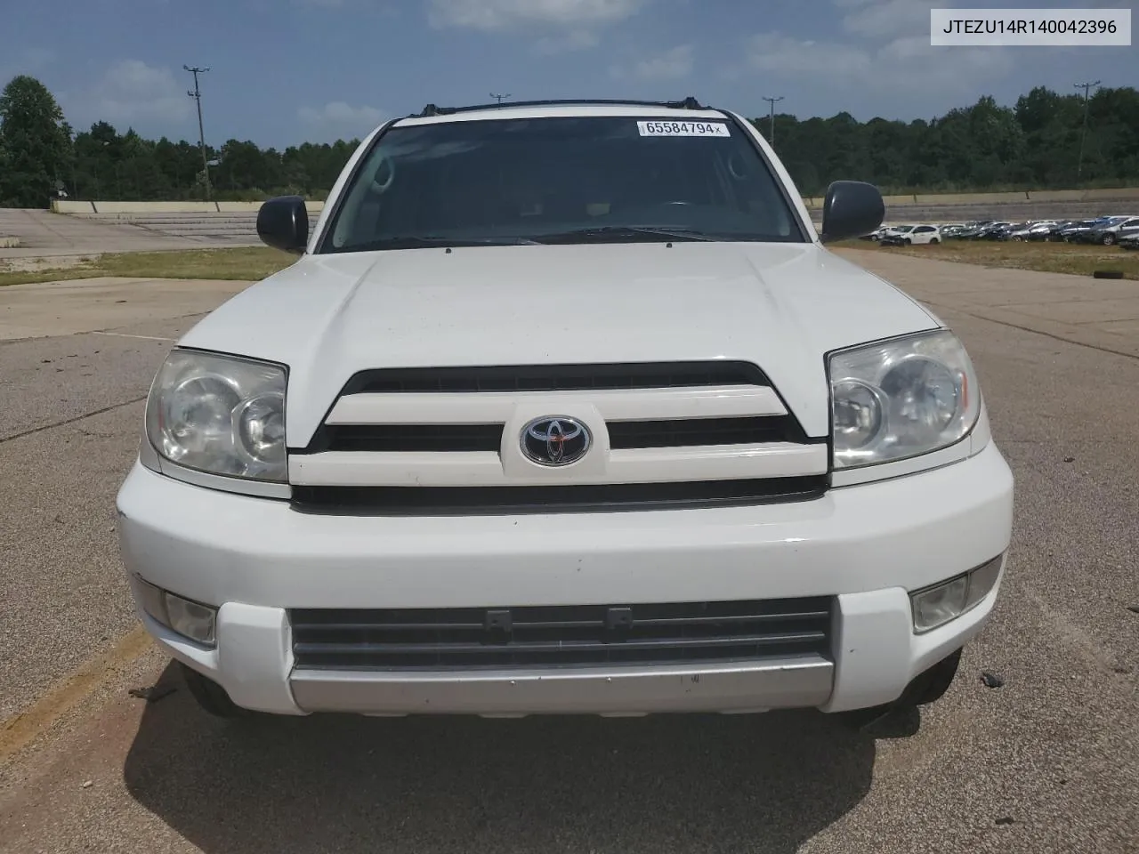 2004 Toyota 4Runner Sr5 VIN: JTEZU14R140042396 Lot: 65584794