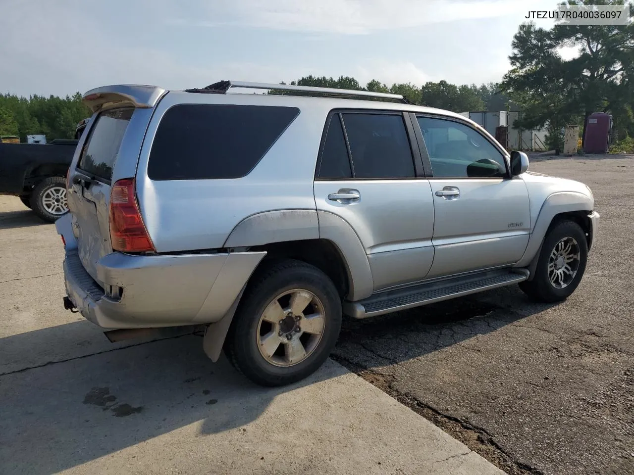 2004 Toyota 4Runner Limited VIN: JTEZU17R040036097 Lot: 67096484