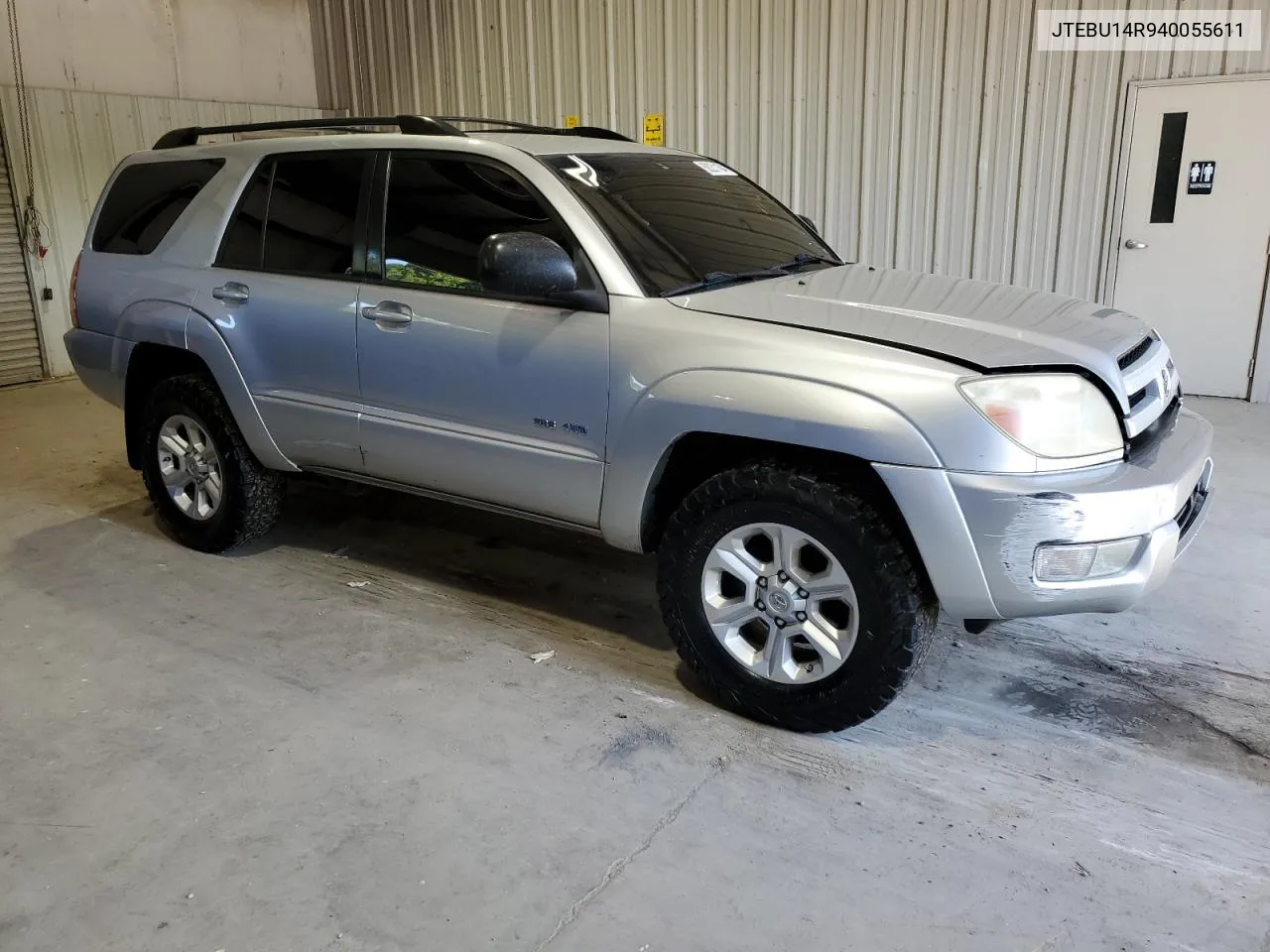 2004 Toyota 4Runner Sr5 VIN: JTEBU14R940055611 Lot: 68231184