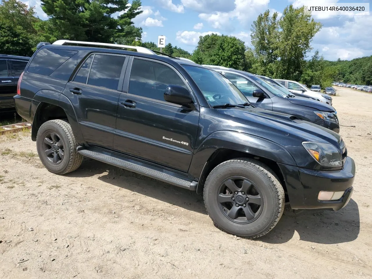 2004 Toyota 4Runner Sr5 VIN: JTEBU14R640036420 Lot: 68690244