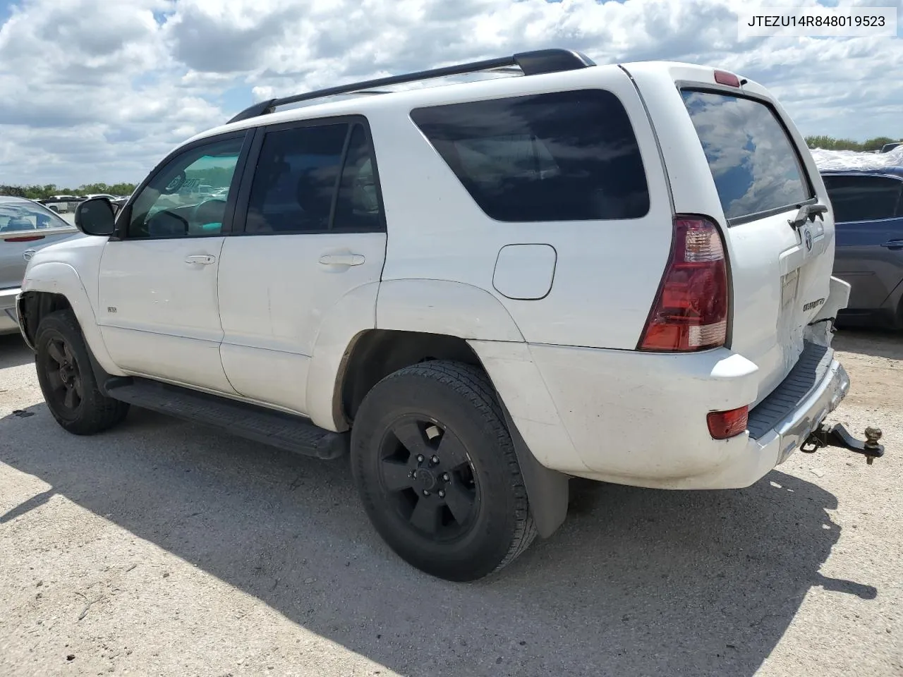 2004 Toyota 4Runner Sr5 VIN: JTEZU14R848019523 Lot: 70398374