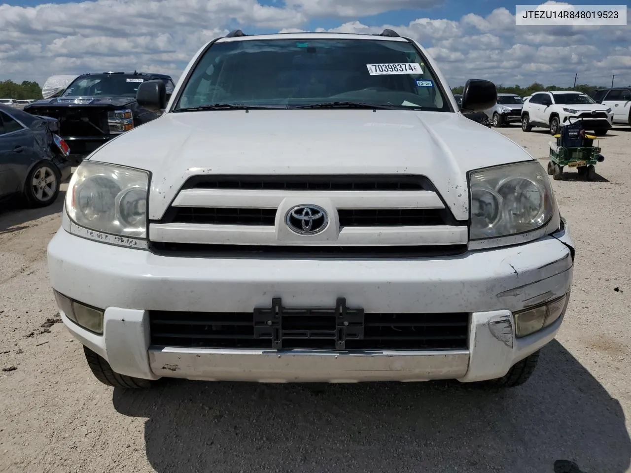 2004 Toyota 4Runner Sr5 VIN: JTEZU14R848019523 Lot: 70398374