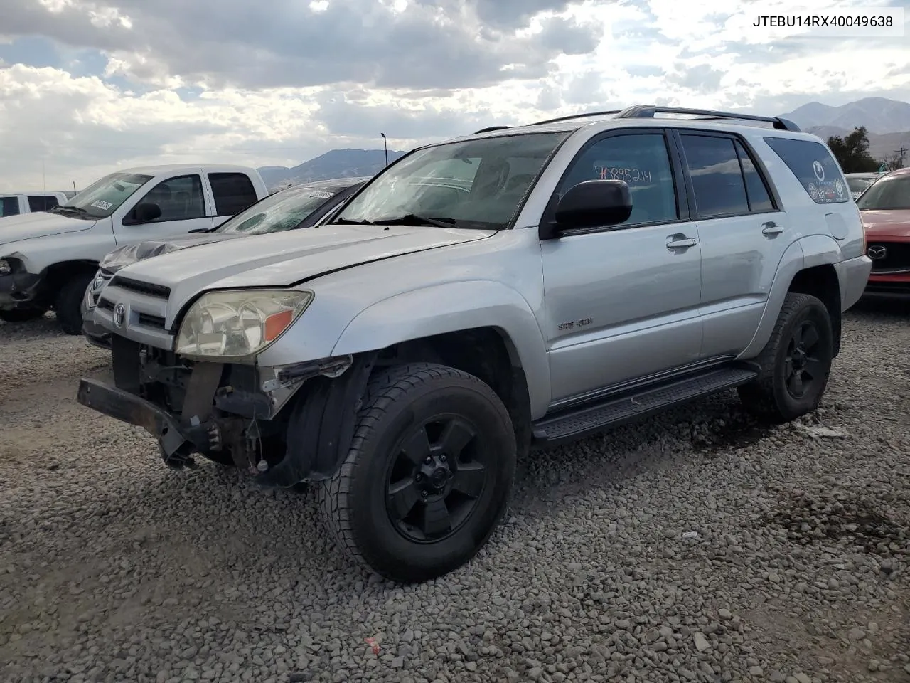 2004 Toyota 4Runner Sr5 VIN: JTEBU14RX40049638 Lot: 70895214