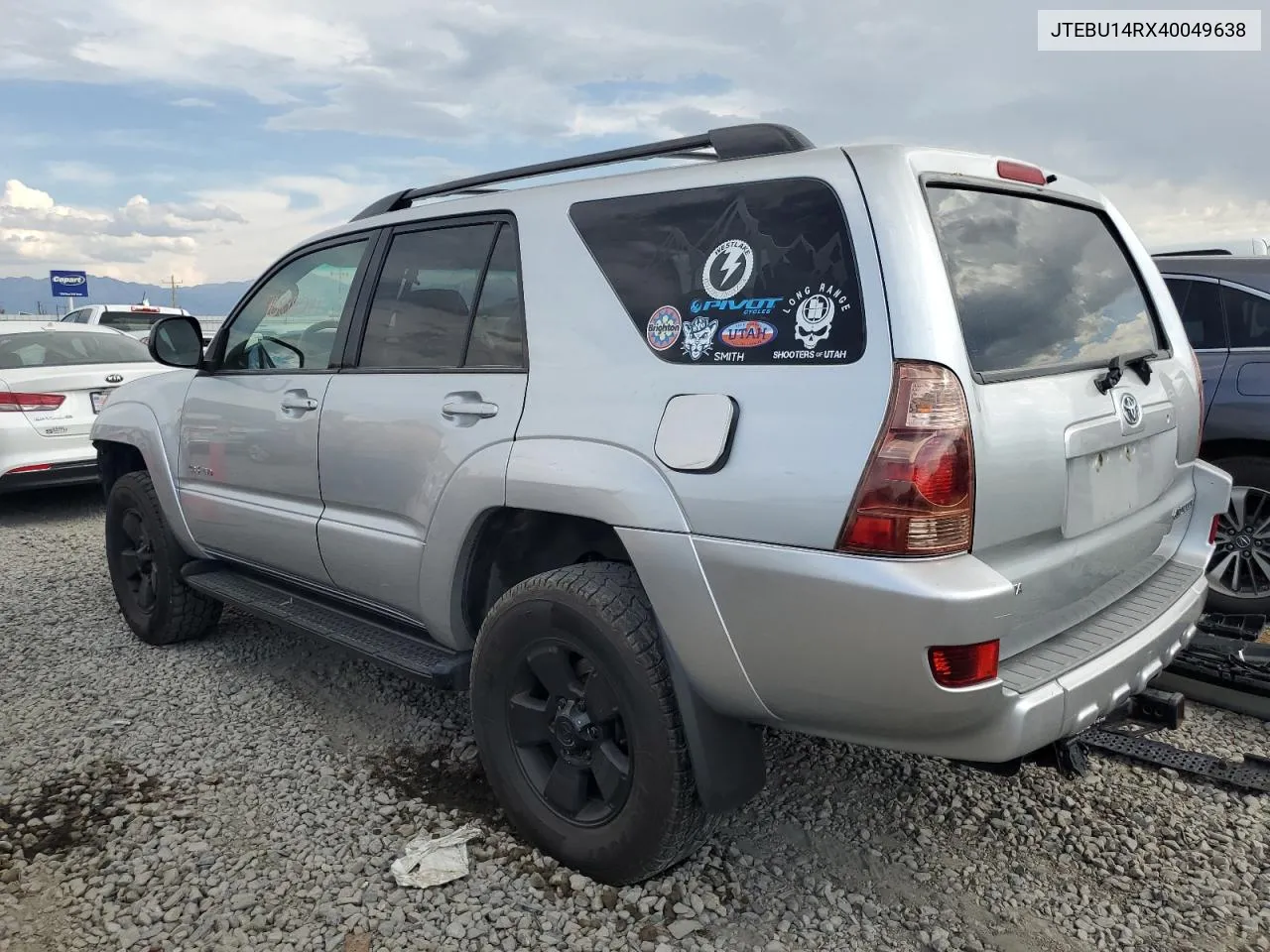 2004 Toyota 4Runner Sr5 VIN: JTEBU14RX40049638 Lot: 70895214