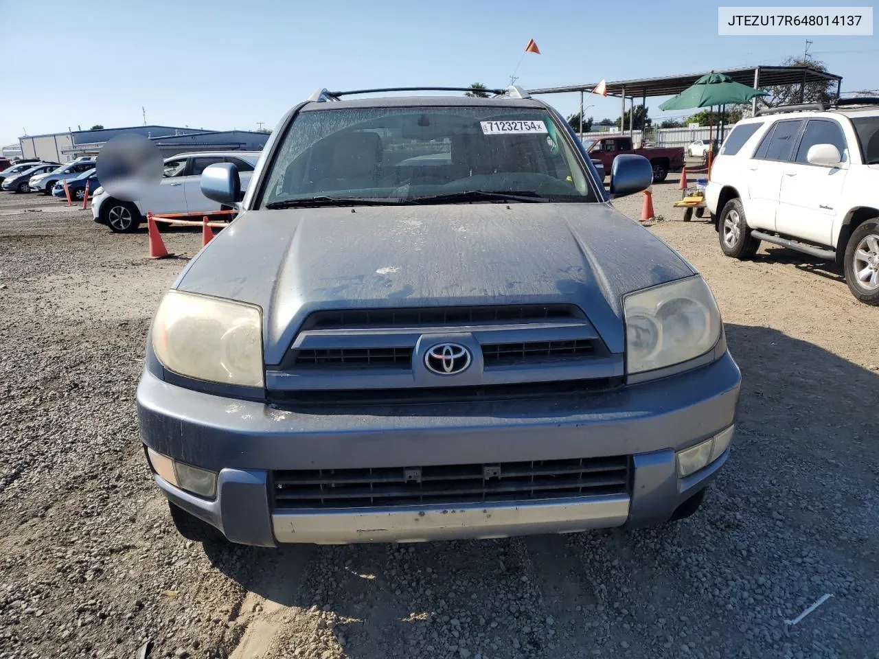 JTEZU17R648014137 2004 Toyota 4Runner Limited