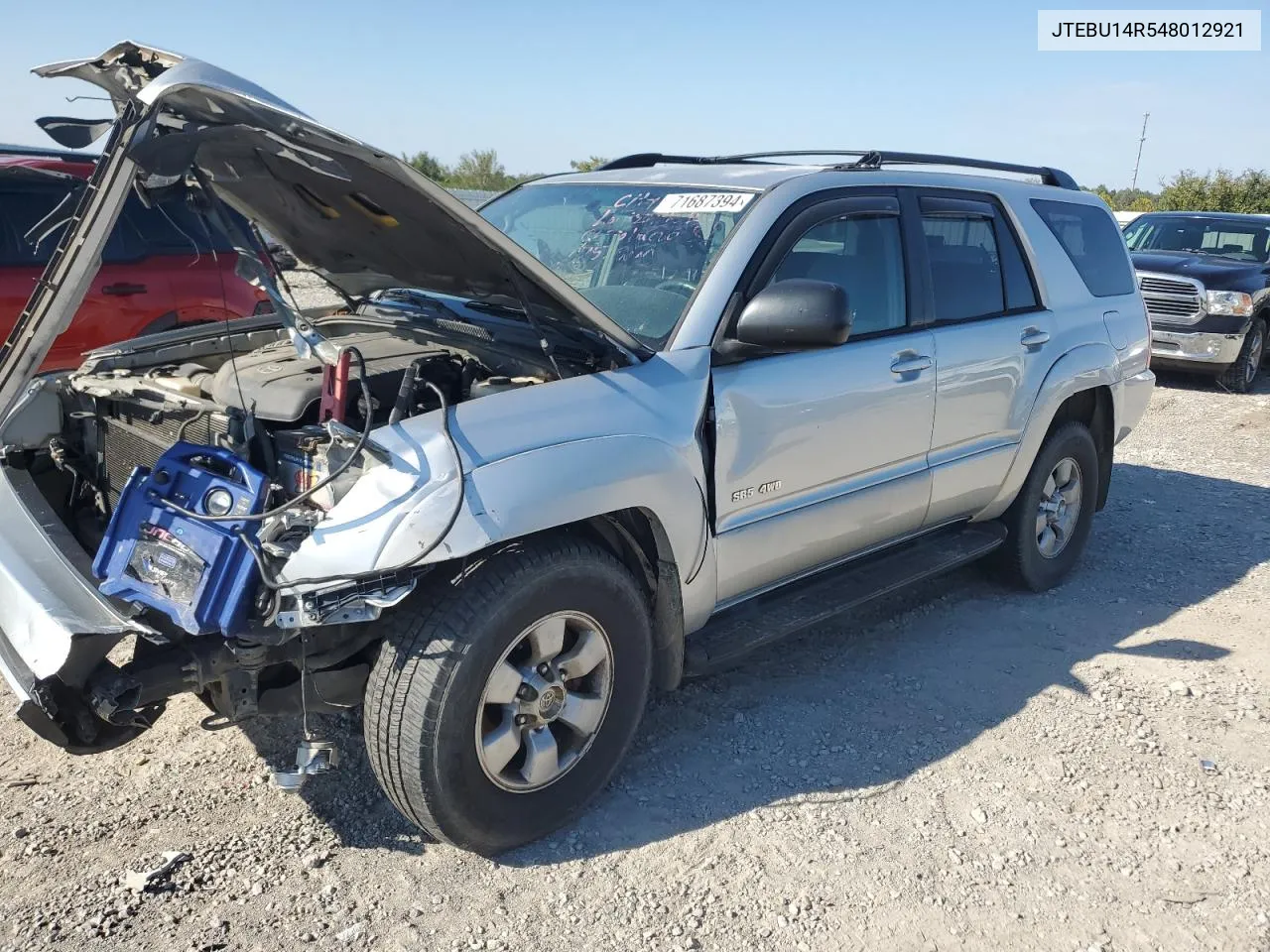 2004 Toyota 4Runner Sr5 VIN: JTEBU14R548012921 Lot: 71687394