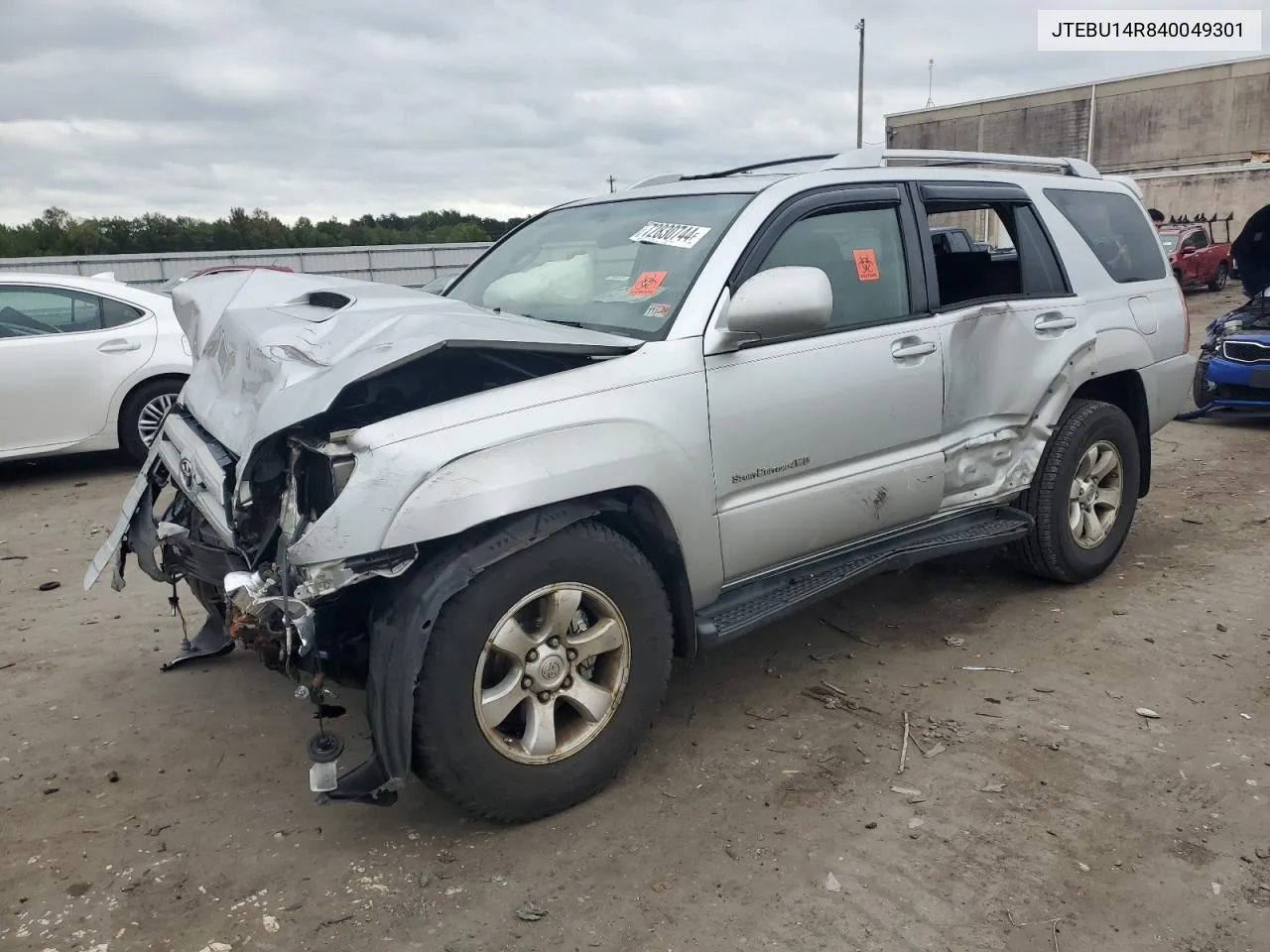 2004 Toyota 4Runner Sr5 VIN: JTEBU14R840049301 Lot: 72830744