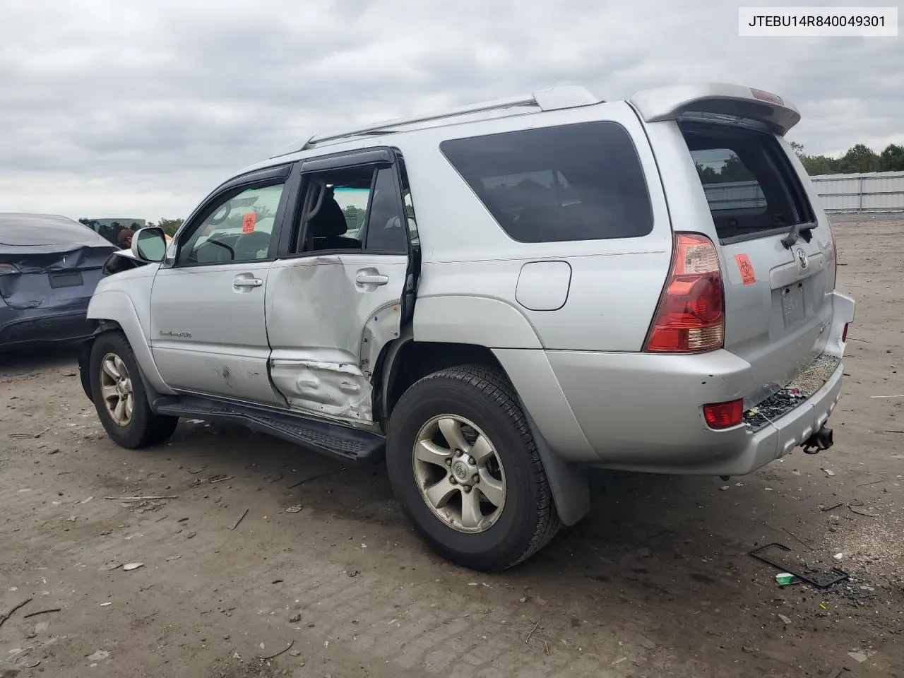 2004 Toyota 4Runner Sr5 VIN: JTEBU14R840049301 Lot: 72830744