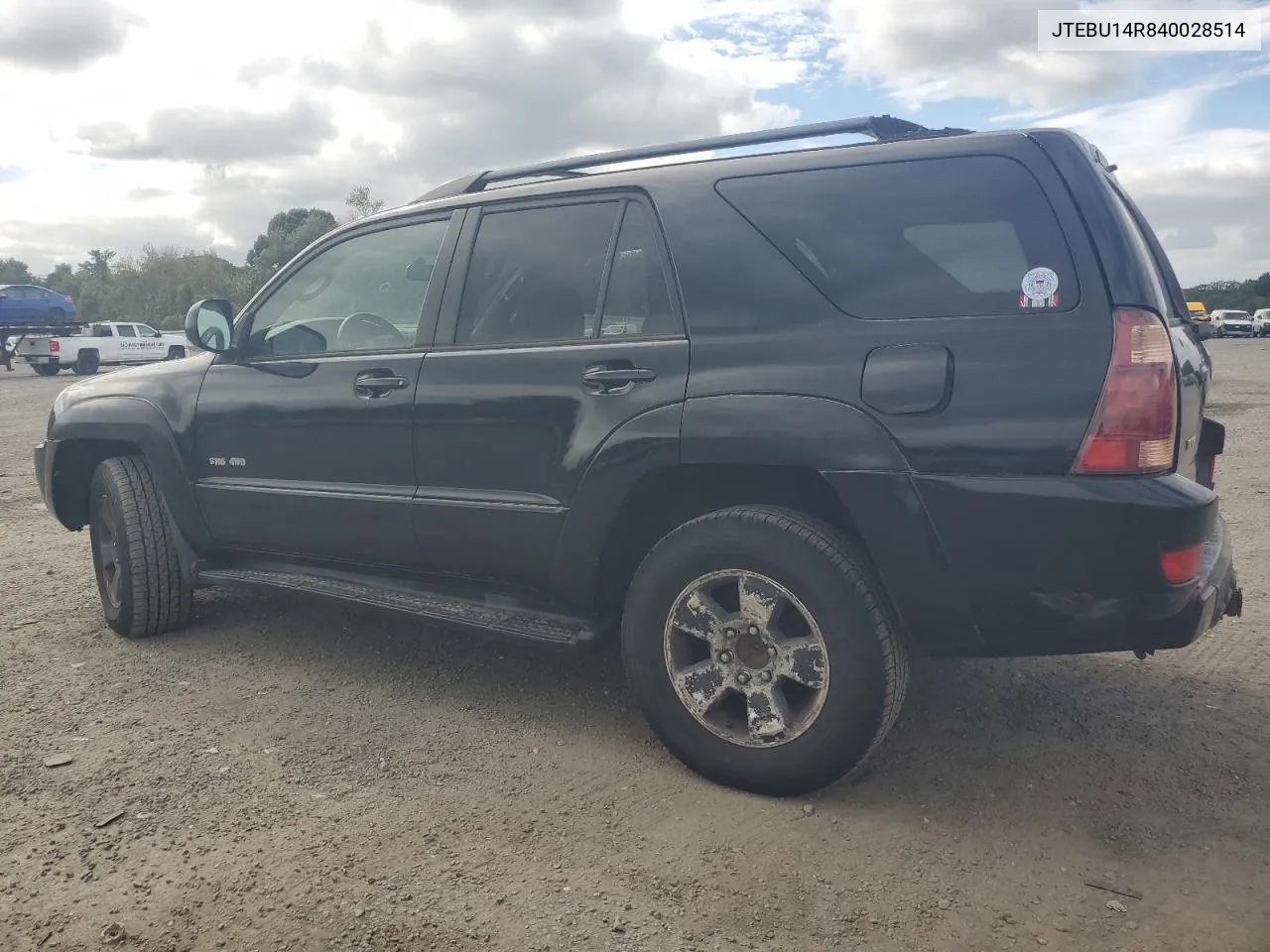 2004 Toyota 4Runner Sr5 VIN: JTEBU14R840028514 Lot: 72861054