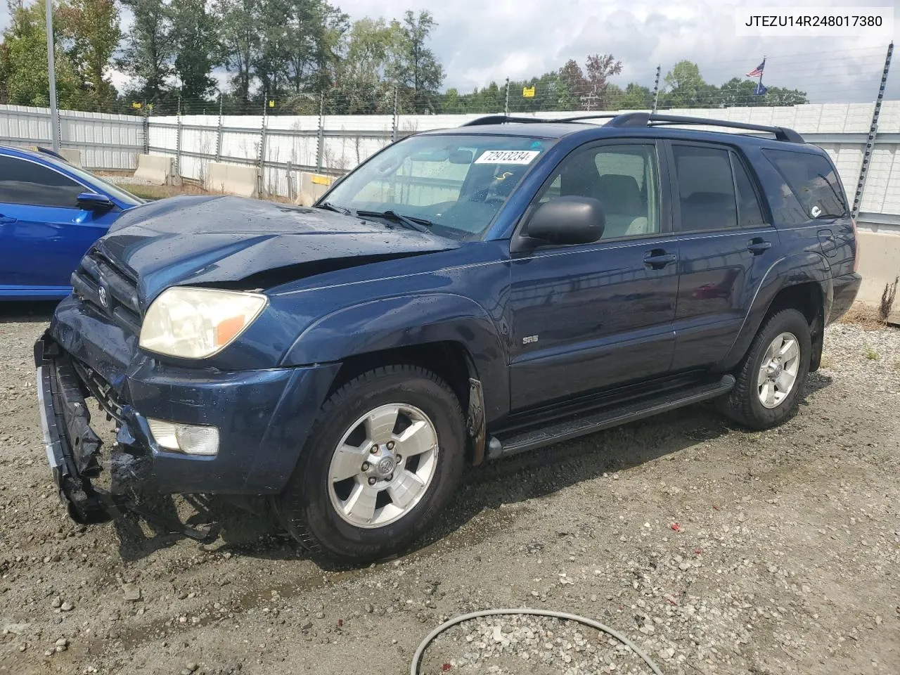 2004 Toyota 4Runner Sr5 VIN: JTEZU14R248017380 Lot: 72913234