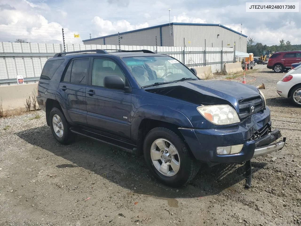 2004 Toyota 4Runner Sr5 VIN: JTEZU14R248017380 Lot: 72913234