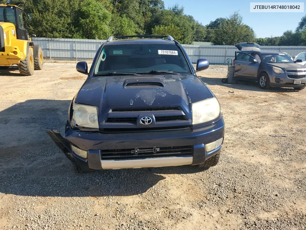 2004 Toyota 4Runner Sr5 VIN: JTEBU14R748018042 Lot: 73107684